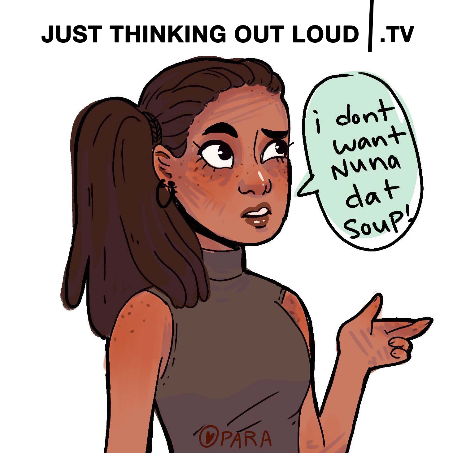 Social and Political Commentary by Desi-Rae Thinking - for those who love to think for themselves. A reasoned voice on tough topics. Drawing by Para Draws